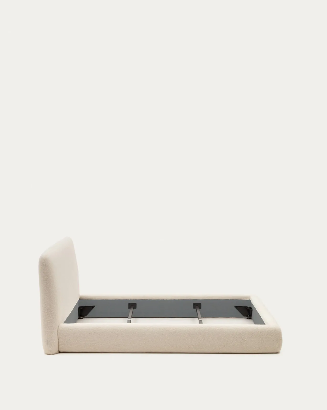 Kave Home Bedhoes Martina Off-white Boucle voor Matras 160x200cm
