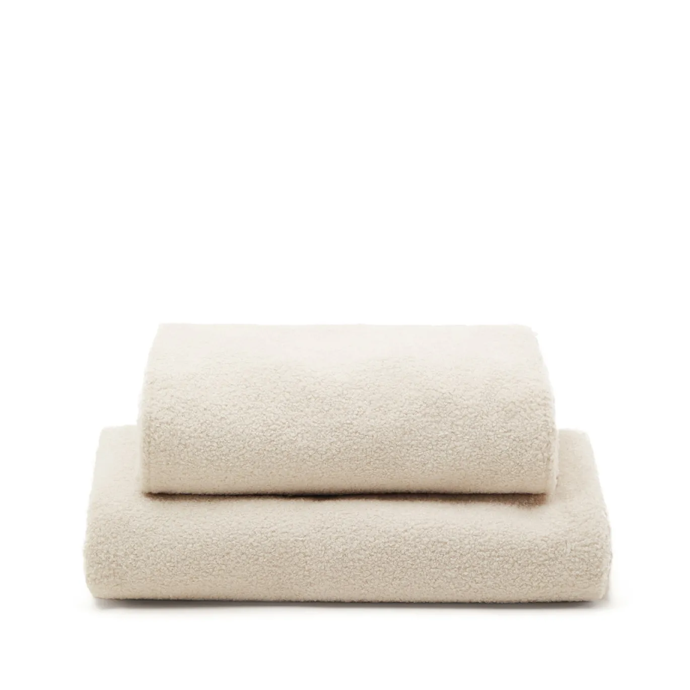 Kave Home Bedhoes Martina Off-white Boucle voor Matras 160x200cm