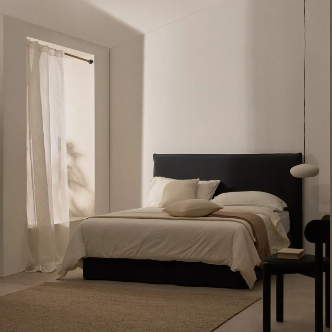 Kave Home Bed Jaira Antraciet 160x200cm