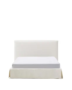 Kave Home Bed Jaira Chenille Wit 160x200cm