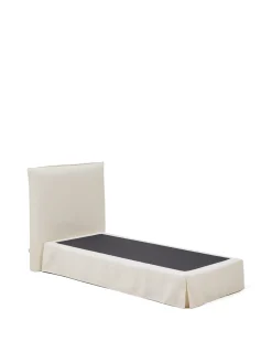 Kave Home Bed Jaira Chenille Wit 90x200cm