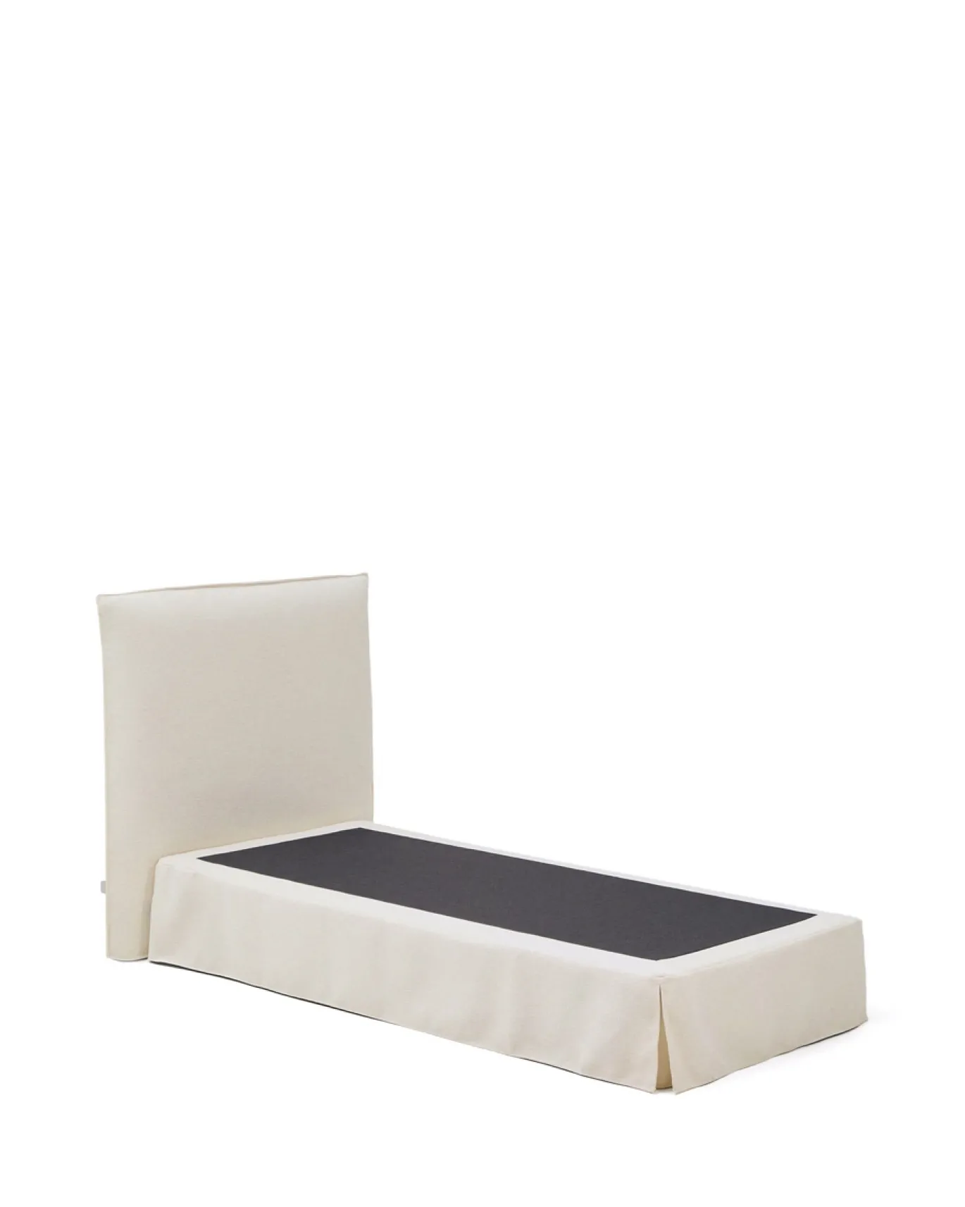 Kave Home Bed Jaira Chenille Wit 90x200cm