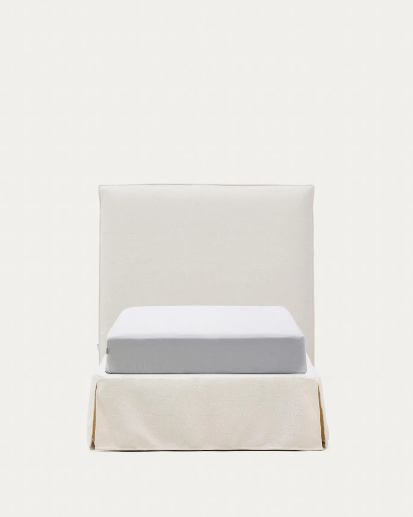 Kave Home Bed Jaira Chenille Wit 90x200cm