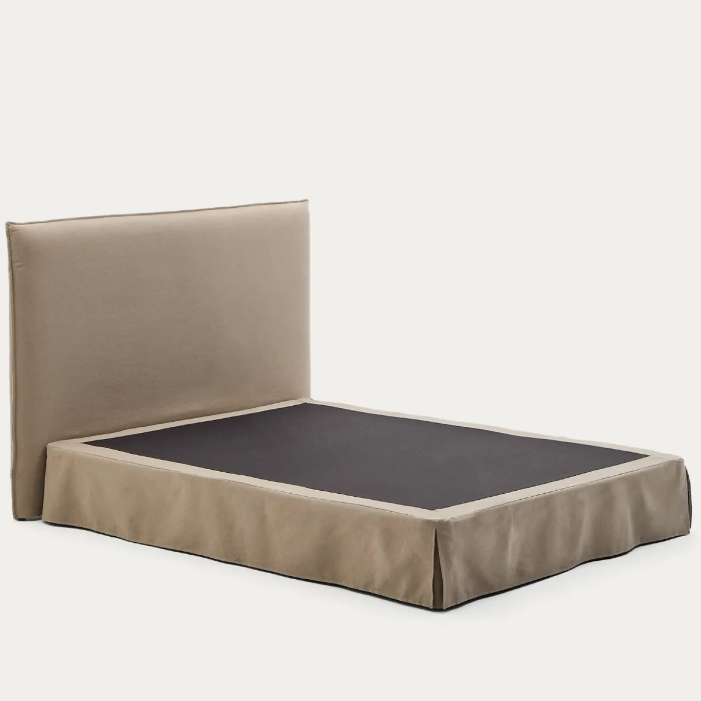 Kave Home Bed Jaira Taupe 160x200cm