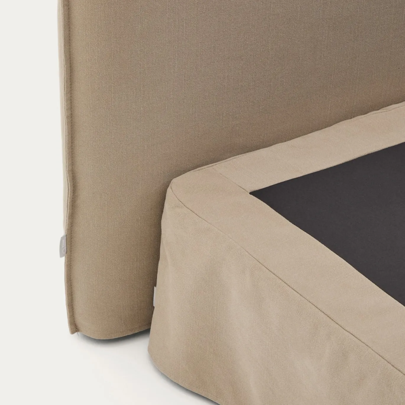 Kave Home Bed Jaira Taupe 160x200cm