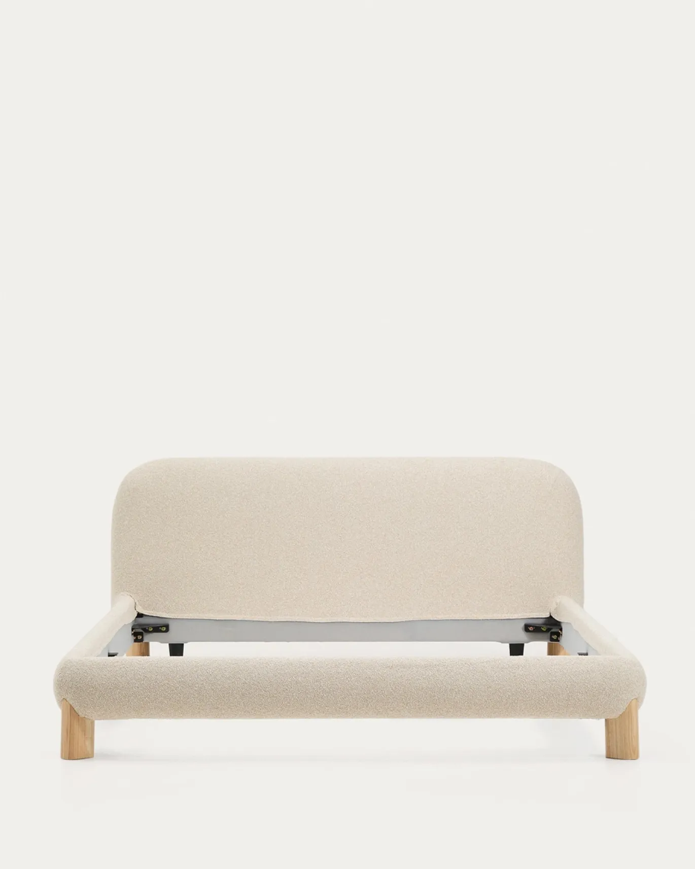 Kave Home Bed Odina Bouclé Ecru 160x200cm