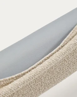 Kave Home Bed Odina Bouclé Ecru 160x200cm