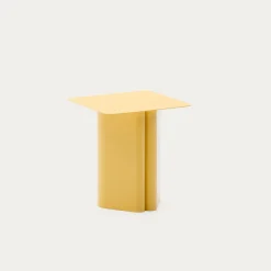 Kave Home Bijzettafel Arvin Geel 42x42cm