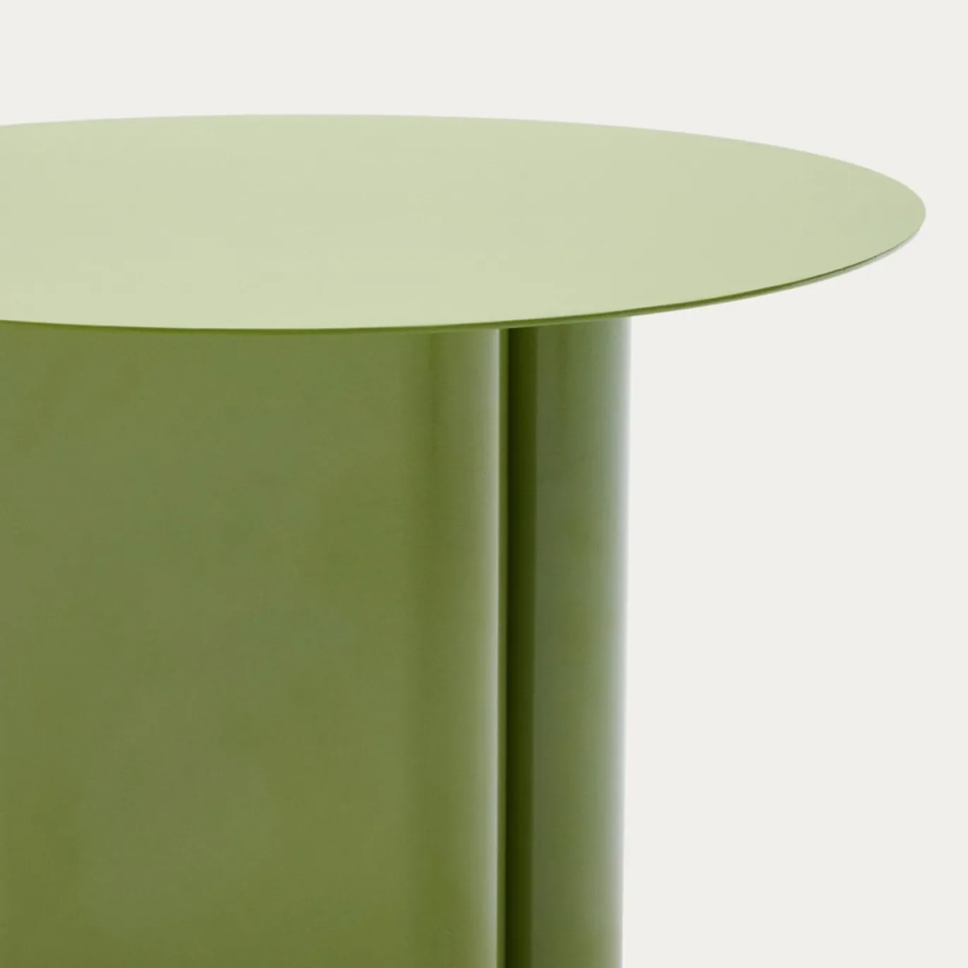 Kave Home Bijzettafel Arvin Groen Ø55cm