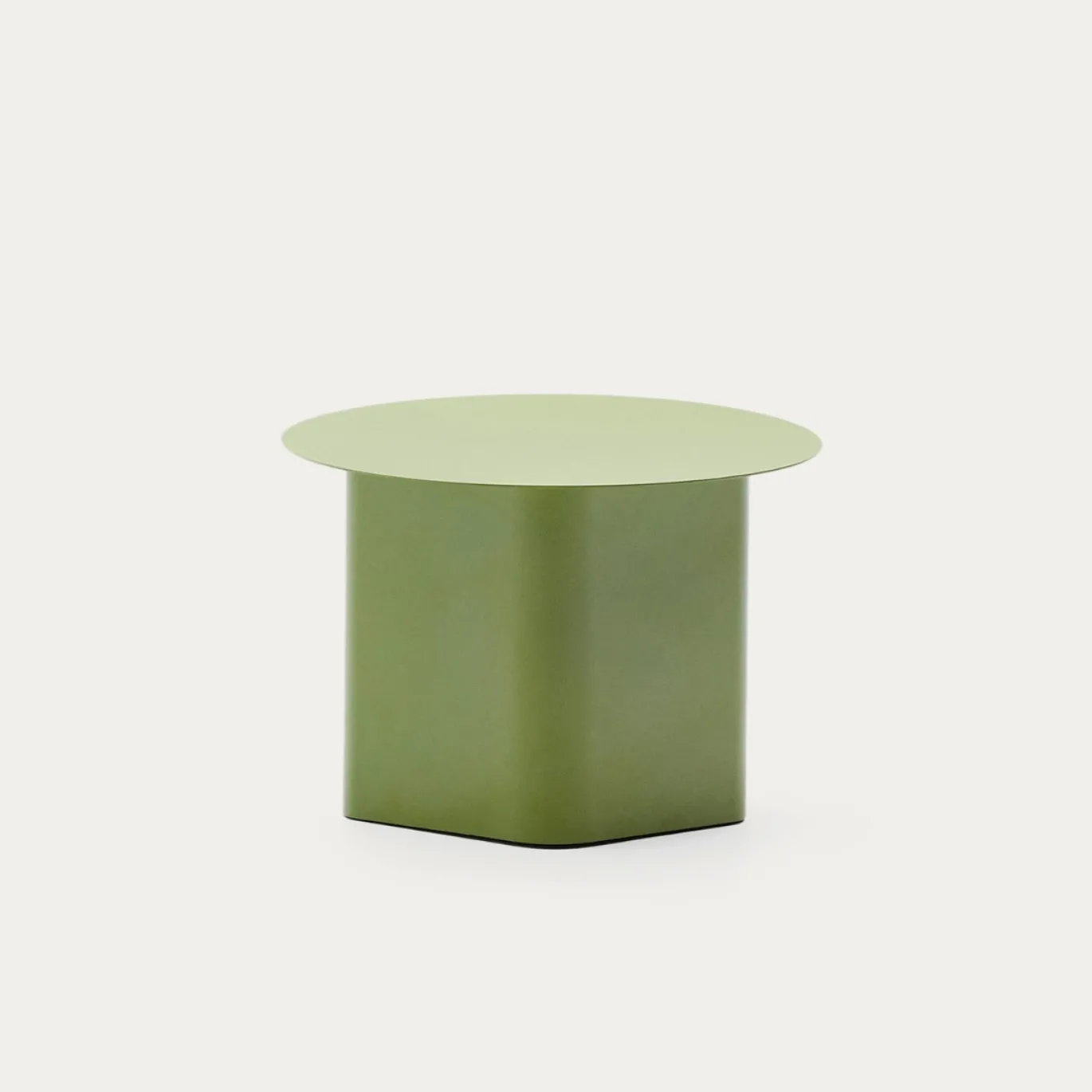 Kave Home Bijzettafel Arvin Groen Ø55cm