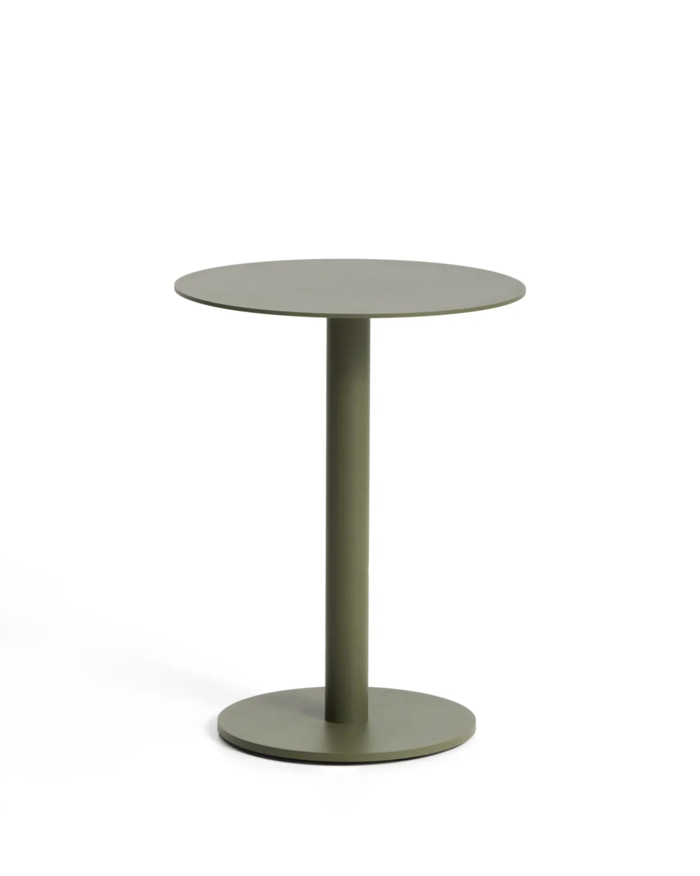 Kave Home Bijzettafel Asinara Aluminium Groen Ø40cm