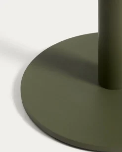 Kave Home Bijzettafel Asinara Aluminium Groen Ø40cm