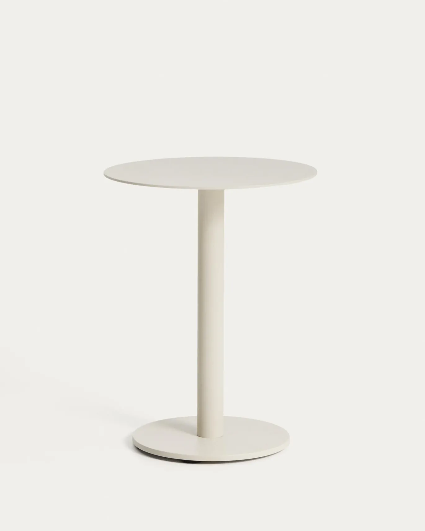 Kave Home Bijzettafel Asinara Aluminium Taupe Ø40cm