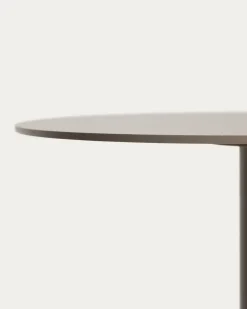 Kave Home Bijzettafel Asinara Aluminium Beige Ø40cm