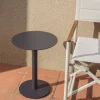 Kave Home Bijzettafel Asinara Aluminium Grafiet Ø40cm