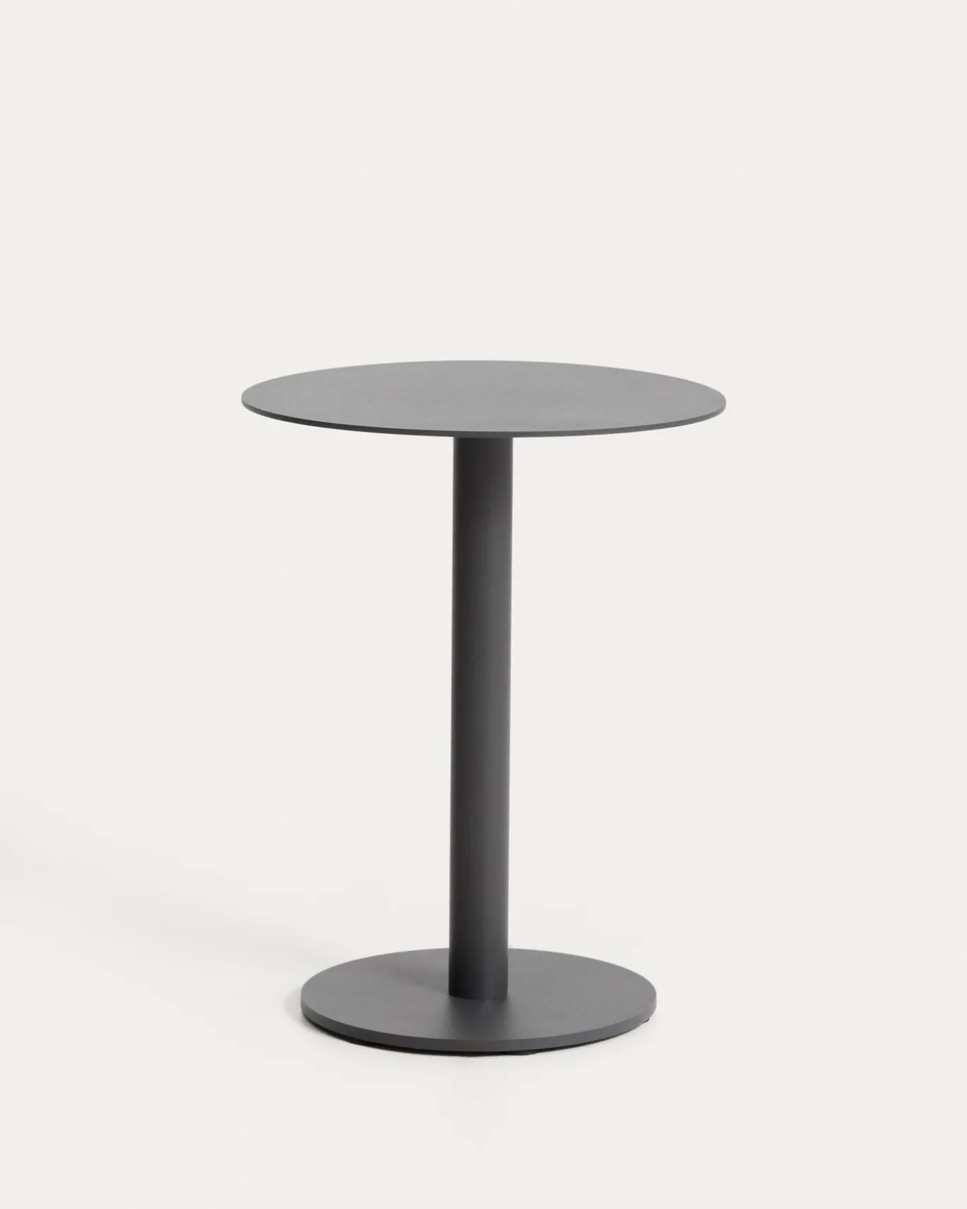 Kave Home Bijzettafel Asinara Aluminium Grafiet Ø40cm