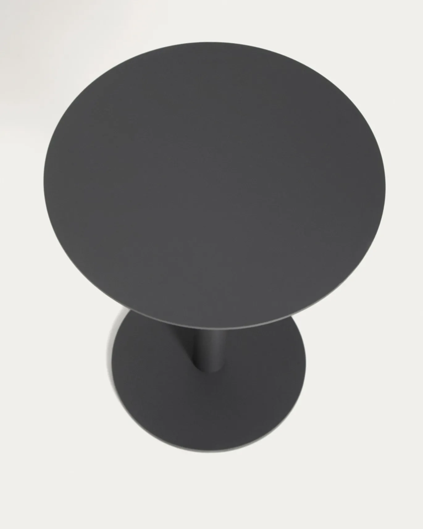 Kave Home Bijzettafel Asinara Aluminium Grafiet Ø40cm