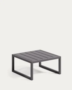 Kave Home Bijzettafel Comova Outdoor Zwart Aluminium 60x60cm