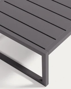 Kave Home Bijzettafel Comova Outdoor Zwart Aluminium 60x60cm