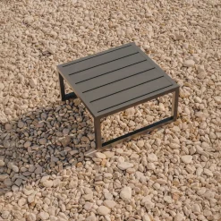 Kave Home Bijzettafel Comova Outdoor Zwart Aluminium 60x60cm