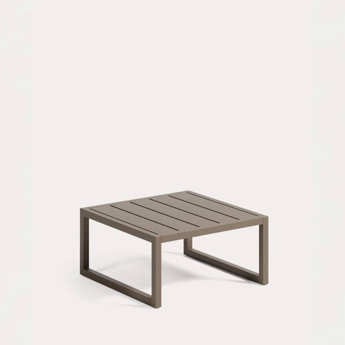 Kave Home Bijzettafel Comova Outdoor Groen Aluminium 60x60cm