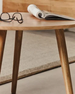 Kave Home Bijzettafel Duvani Set Van 2 Acaciahout Naturel