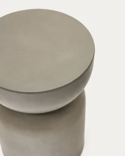 Kave Home Bijzettafel Garbet Rond Cement Ø32cm