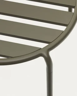Kave Home Bijzettafel Joncols Outdoor Aluminium Groen Ø60cm