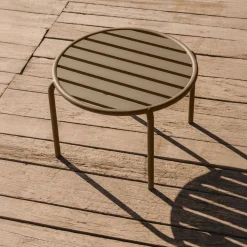 Kave Home Bijzettafel Joncols Outdoor Aluminium Groen Ø60cm