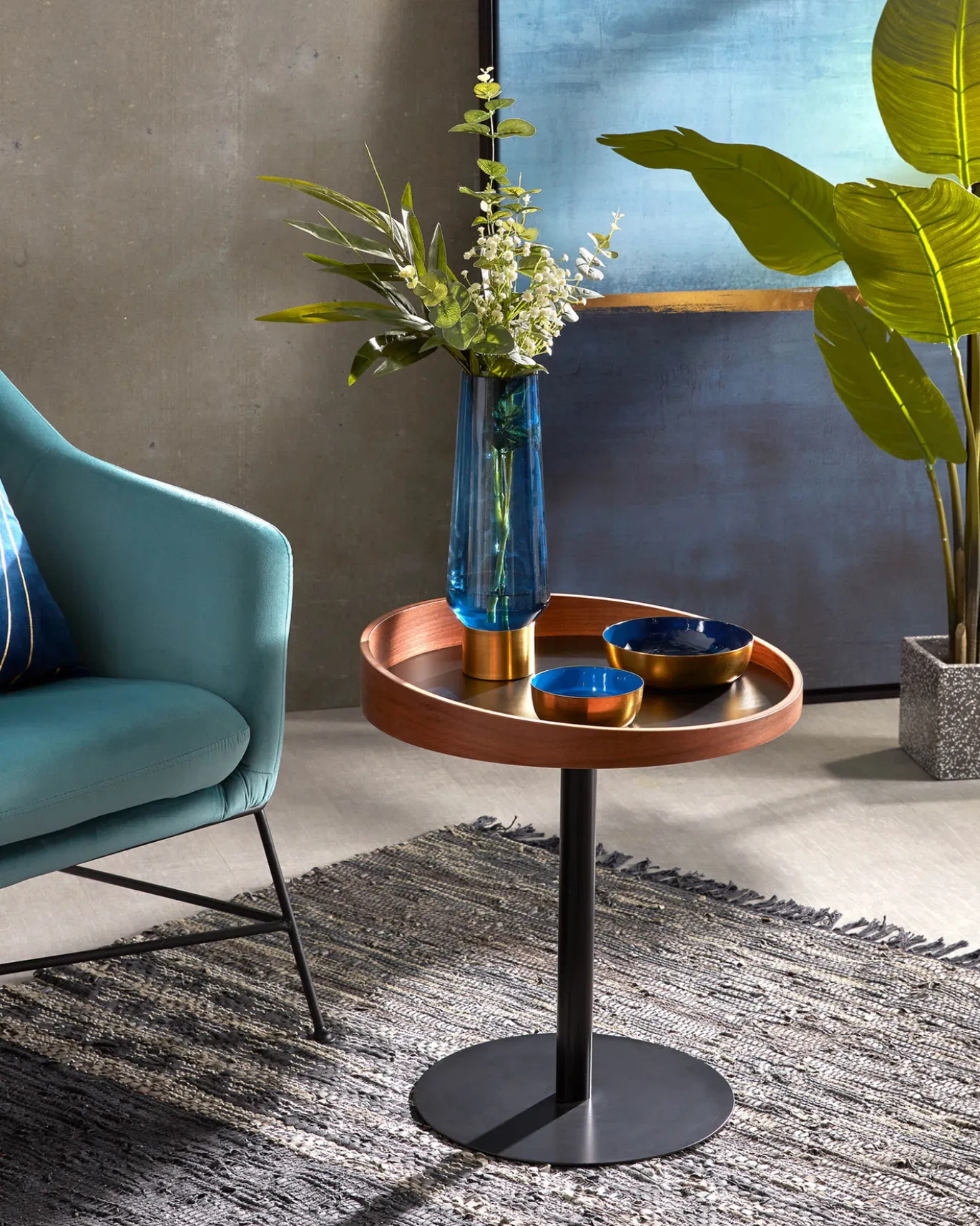Kave Home Bijzettafel Kaori Ø46cm