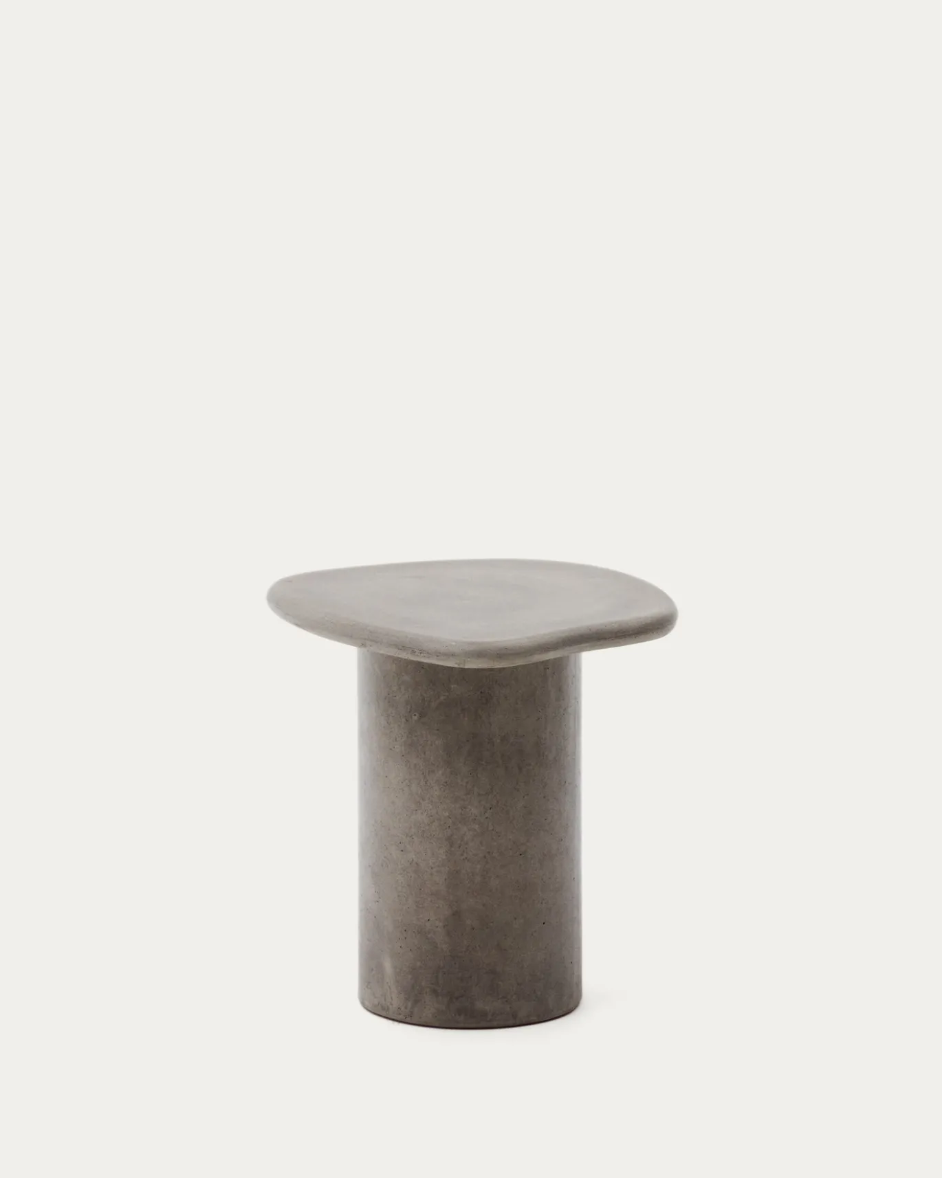 Kave Home Bijzettafel Macarella Grijs Cement 48x47cm