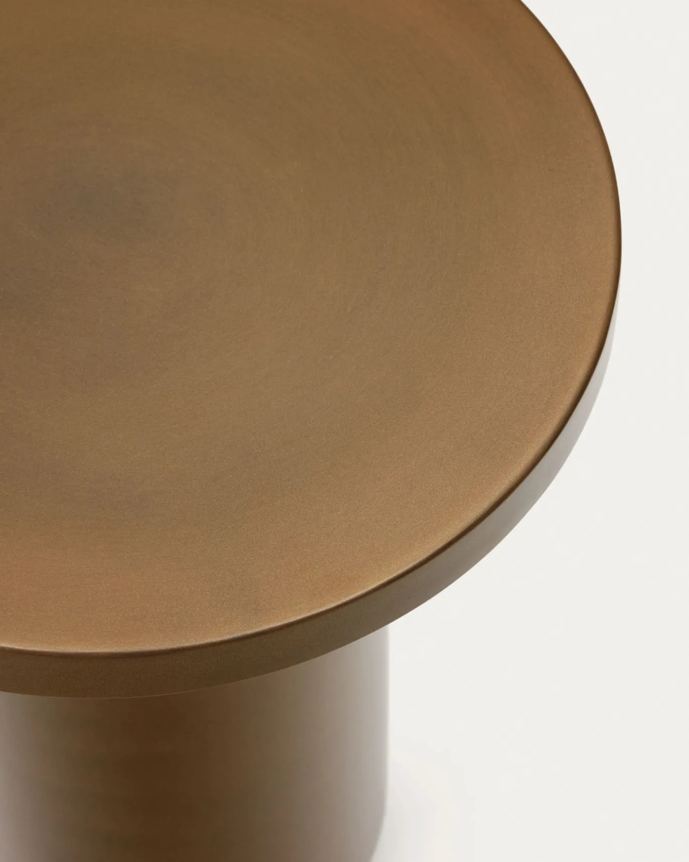 Kave Home Bijzettafel Malya Koper Ø40cm