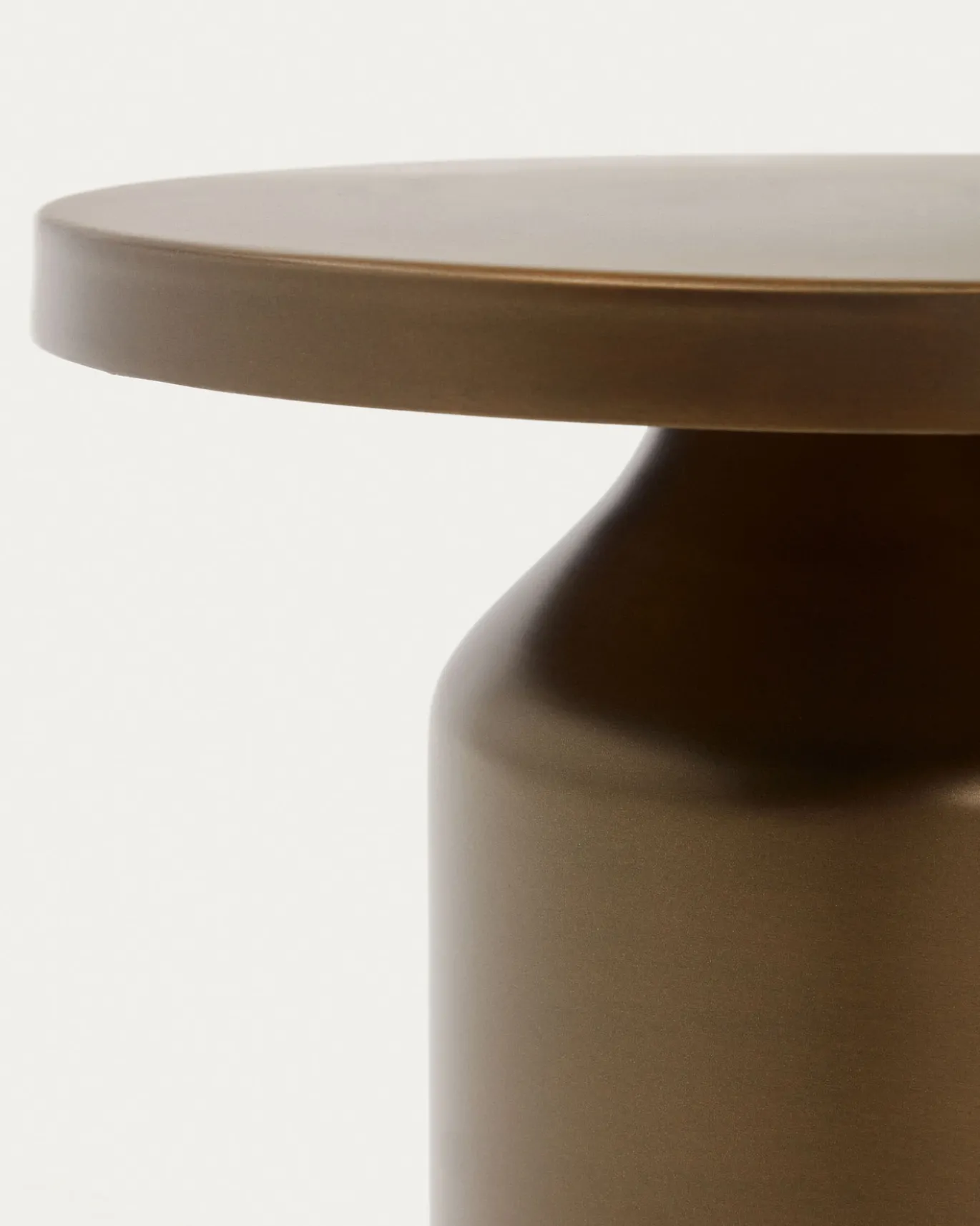 Kave Home Bijzettafel Malya Koper Ø40cm