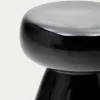 Kave Home Bijzettafel Manya Zwart Keramiek Ø38cm