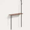 Kave Home Bijzettafel met Kapstok Marcolina 80x160cm
