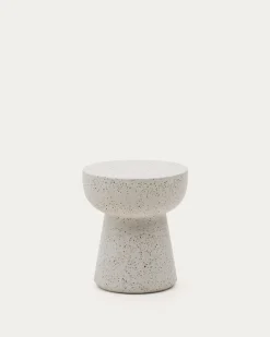 Kave Home Bijzettafel Pada Wit Terrazzo Ø40cm