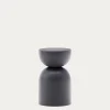 Kave Home Bijzettafel Rachell Metaal Grijs Geschilderd Ø30,5cm