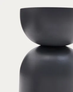 Kave Home Bijzettafel Rachell Metaal Grijs Geschilderd Ø30,5cm