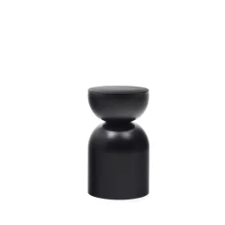 Kave Home Bijzettafel Rachell Zwart Ø30cm.