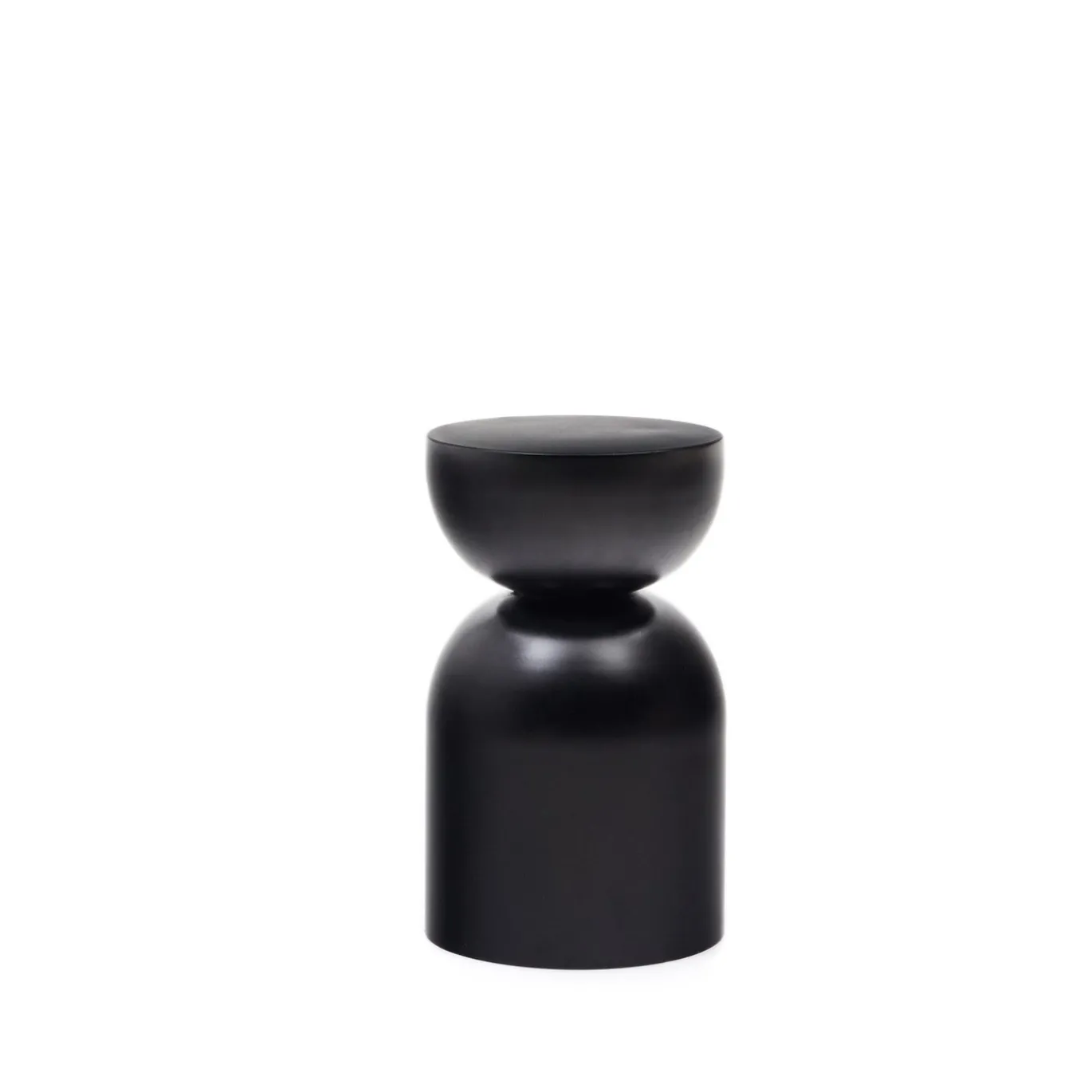 Kave Home Bijzettafel Rachell Zwart Ø30cm.