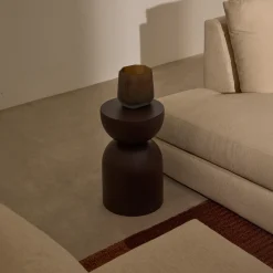 Kave Home Bijzettafel Rachell Metaal Paars Geschilderd Ø30,5cm