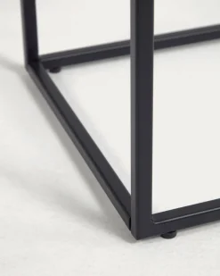 Kave Home Bijzettafel Rewena Kalos Blanco 45x30cm