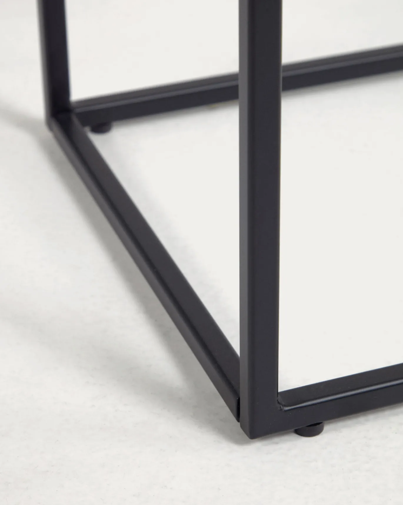 Kave Home Bijzettafel Rewena Kalos Blanco 45x30cm