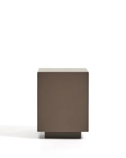 Kave Home Bijzettafel Rustella Cement Bruin 35x35cm