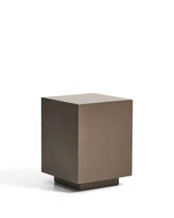Kave Home Bijzettafel Rustella Cement Bruin 35x35cm