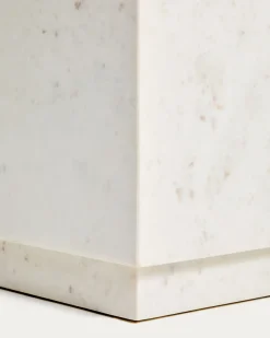 Kave Home Bijzettafel Sorein Marmer Wit 40cm