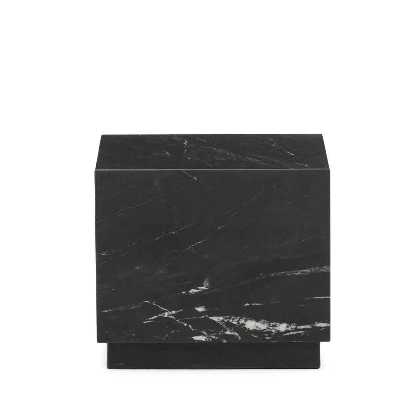 Kave Home Bijzettafel Sorein Zwart Marmer 40x40cm