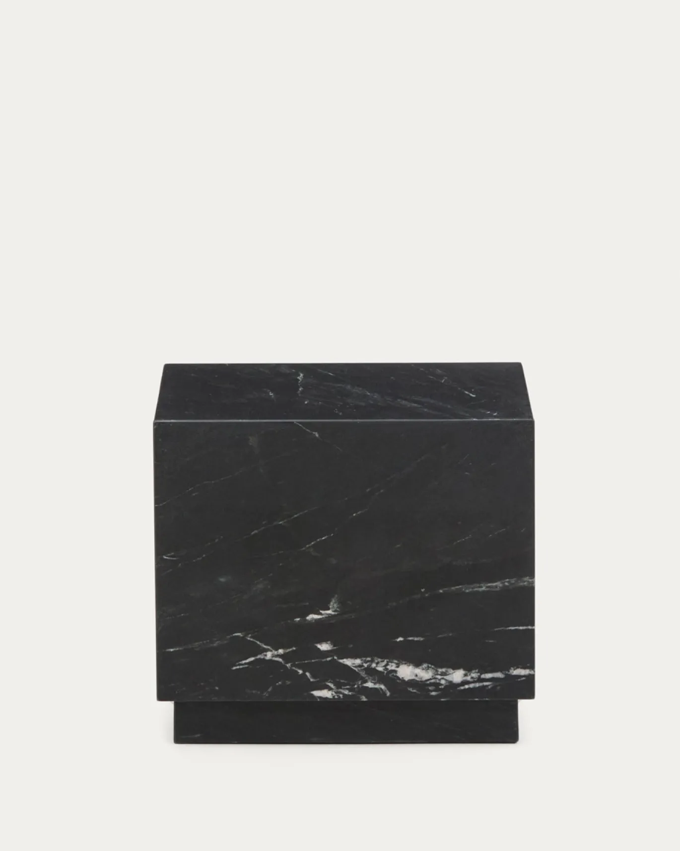 Kave Home Bijzettafel Sorein Zwart Marmer 40x40cm
