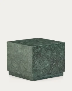 Kave Home Bijzettafel Sorein Groen Marmer 50x50cm