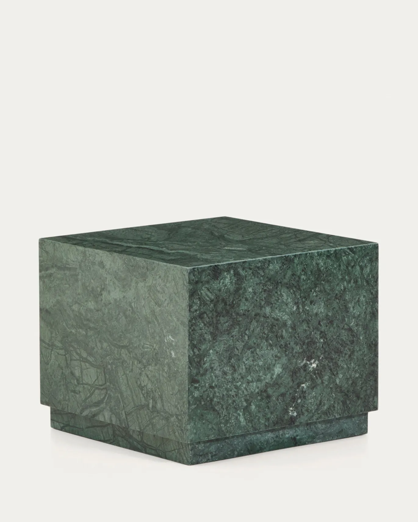 Kave Home Bijzettafel Sorein Groen Marmer 50x50cm
